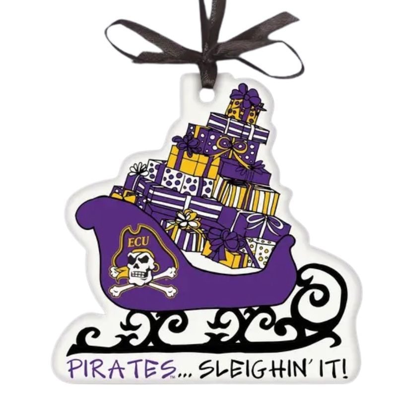 ECU Sleighin It Ornament